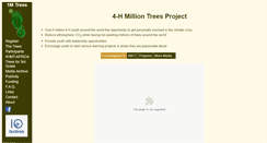 Desktop Screenshot of 4hmilliontrees.org